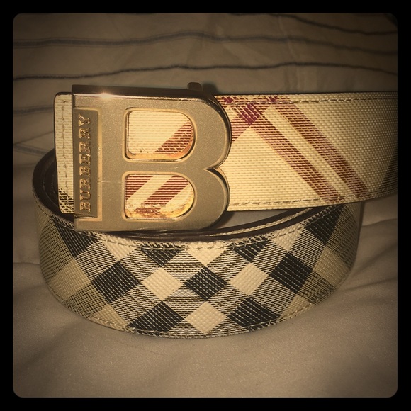 Men’s Burberry belt